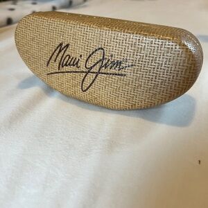 Maui Jim Woven Tan Sunglasses Case